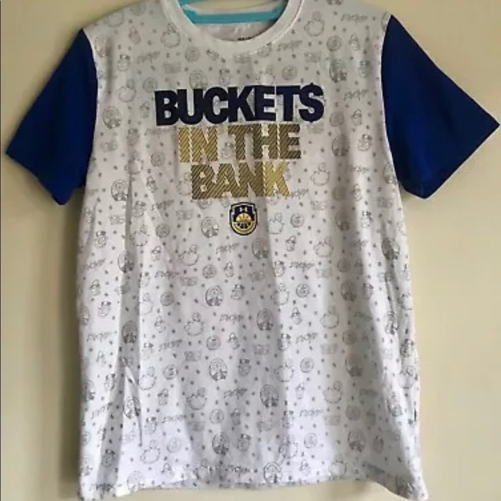 Under Armour Youth T-Shirt Basketball Large White